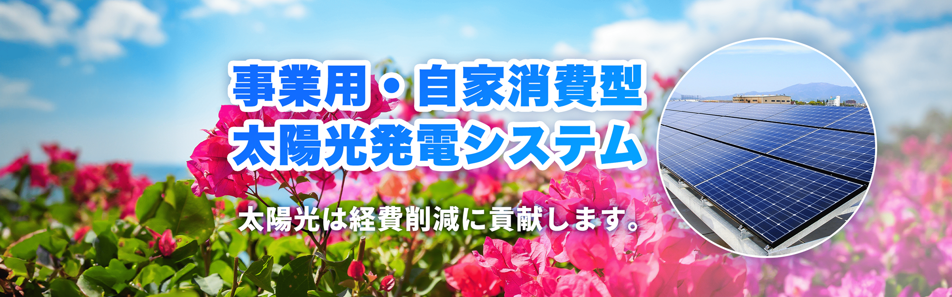 事業用・自家消費型太陽光発電システム