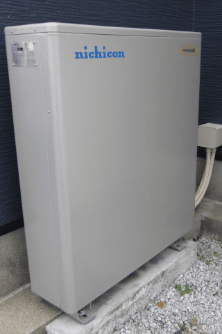 ニチコン蓄電池の施工事例写真