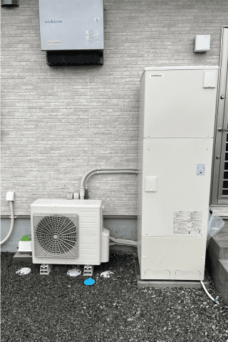 日立エコキュートの施工事例写真