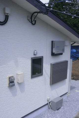 ニチコン蓄電池の施工事例写真