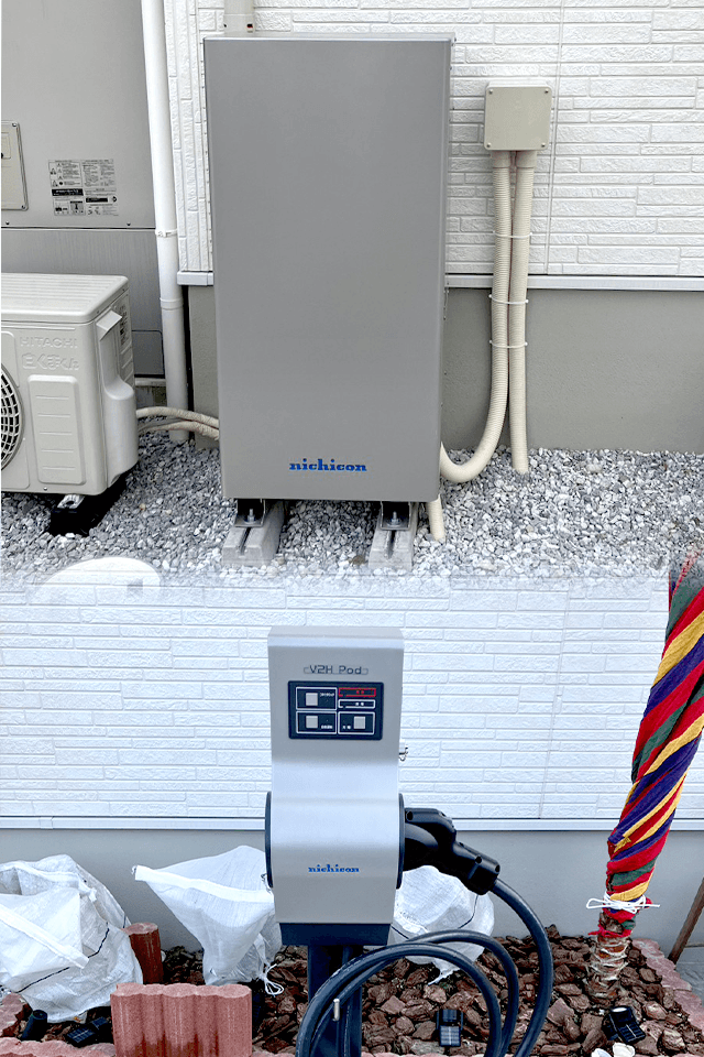 V2Hシステムの施工事例写真